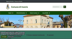 Desktop Screenshot of comune.invorio.no.it